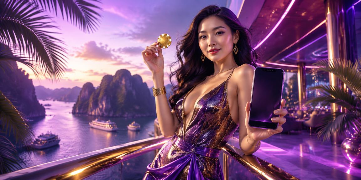 Trải nghiệm casino di động tại vịnh Hạ Long về đêm